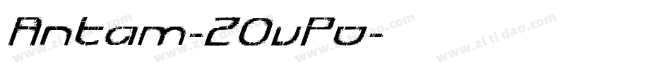 Antam-2OvPo字体转换