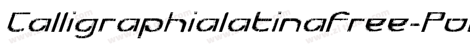 Calligraphialatinafree-PoAr字体转换