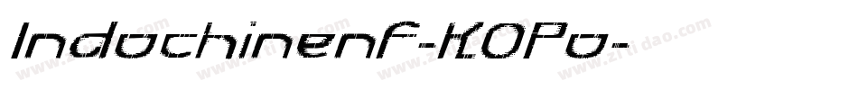 Indochinenf-KOPo字体转换