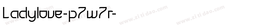 Ladylove-p7w7r字体转换 Ladylove-p7w7r字体转换