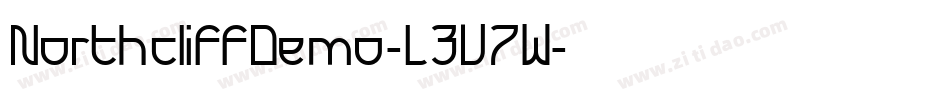 NorthcliffDemo-L3V7W字体转换 NorthcliffDemo-L3V7W字体转换