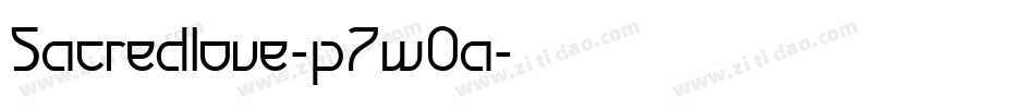 Sacredlove-p7wOa字体转换