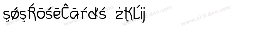 101RoseCards-9KLj字体转换