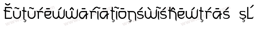 Futurexvariationswishextras-1Lj字体转换
