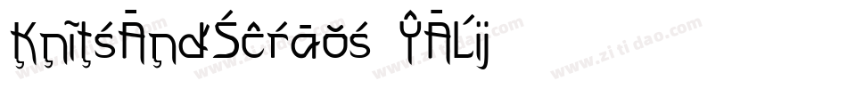 KnitsAndScraps-YALj字体转换 KnitsAndScraps-YALj字体转换
