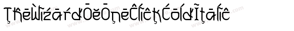 TheWizardOfOneClickBoldItalic-mL1lj字体转换