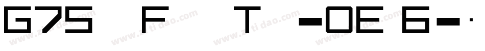 G7StarForceTtf-OEg6字体转换
