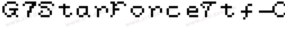 G7StarForceTtf-OEg6字体转换