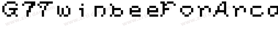 G7TwinbeeForArcadeTtf-VqYl字体转换