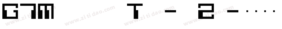 G7MakaimuraTtf-xoZm字体转换