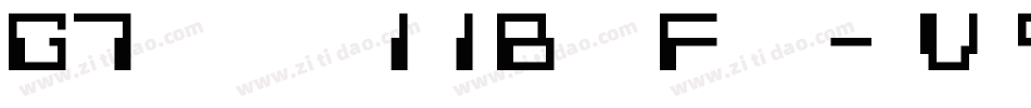 G7gradius11ByteFont-jVv9字体转换