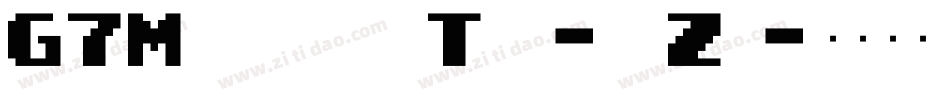 G7MakaimuraTtf-xoZm字体转换