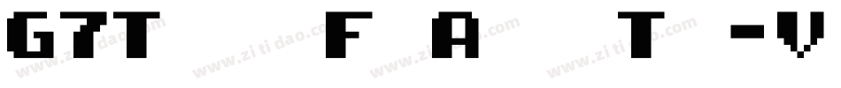 G7TwinbeeForArcadeTtf-VqYl字体转换