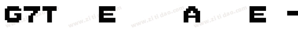 G7TaitoElevatorActionEtc-6a7x字体转换