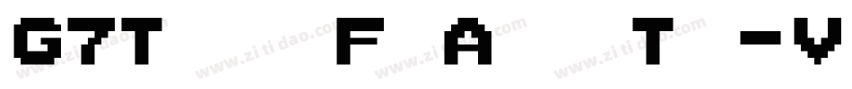G7TwinbeeForArcadeTtf-VqYl字体转换