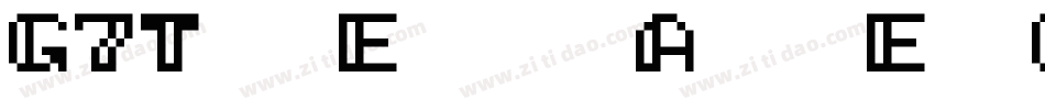 G7TaitoElevatorActionEtc-6a7x字体转换