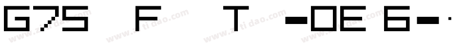 G7StarForceTtf-OEg6字体转换