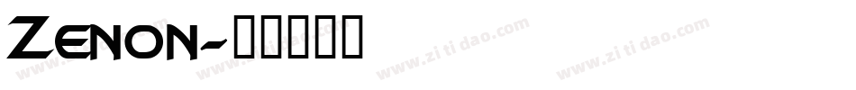 Zenon字体转换