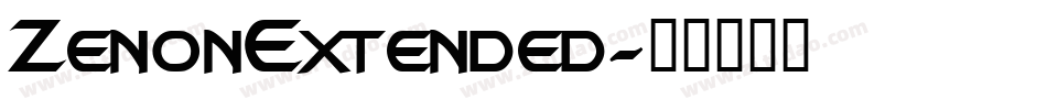ZenonExtended字体转换