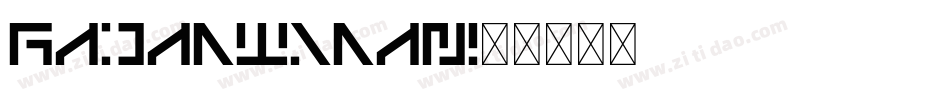 Galactican字体转换