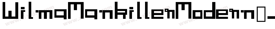 WilmaMankillerModern-J4Ej字体转换