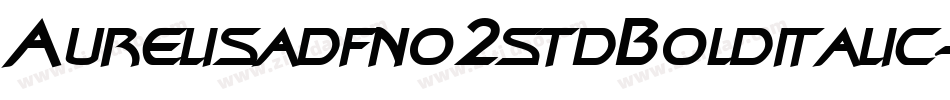 Aurelisadfno2stdBolditalic-LmeZ字体转换