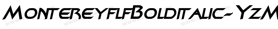 MontereyflfBolditalic-YzM4字体转换
