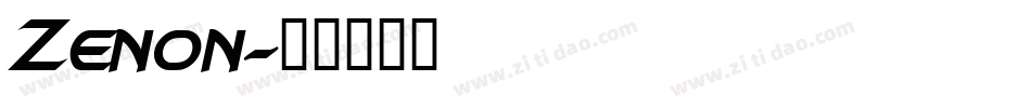 Zenon字体转换