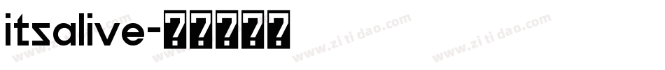 itsalive字体转换