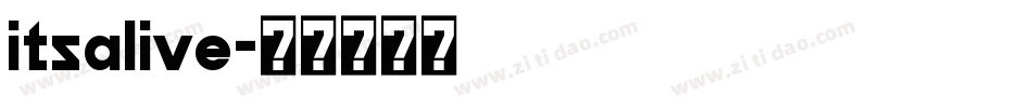 itsalive字体转换