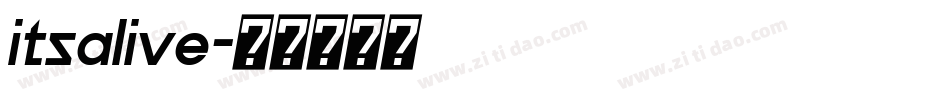 itsalive字体转换