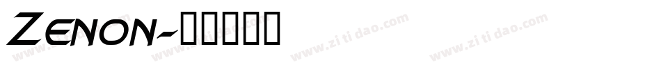 Zenon字体转换