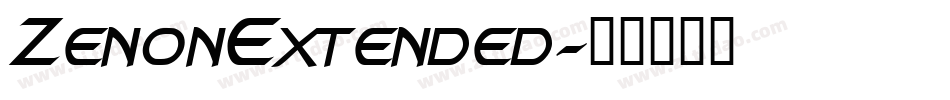 ZenonExtended字体转换