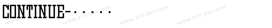 Continue字体转换