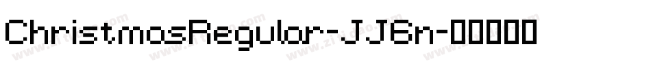ChristmasRegular-JJ6n字体转换