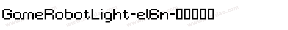 GameRobotLight-el6n字体转换