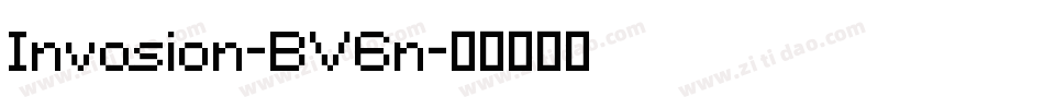 Invasion-BV6n字体转换