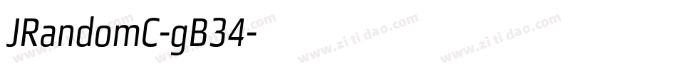 JRandomC-gB34字体转换