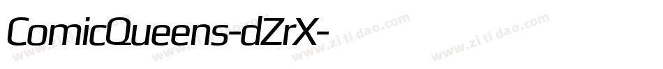 ComicQueens-dZrX字体转换