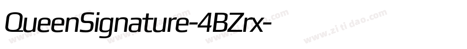 QueenSignature-4BZrx字体转换
