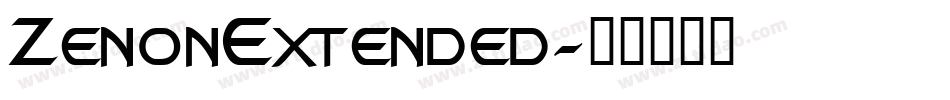 ZenonExtended字体转换