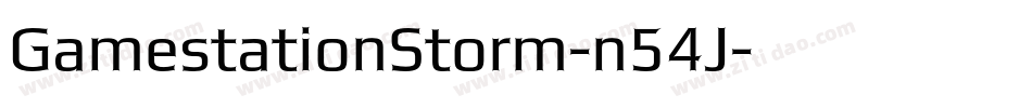 GamestationStorm-n54J字体转换