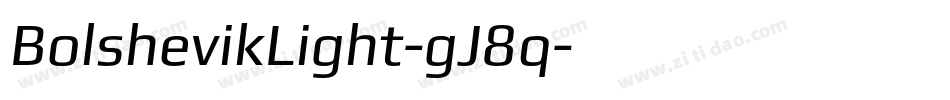 BolshevikLight-gJ8q字体转换