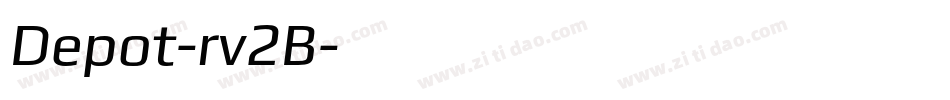 Depot-rv2B字体转换 Depot-rv2B字体转换