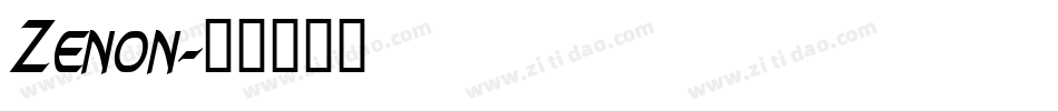 Zenon字体转换
