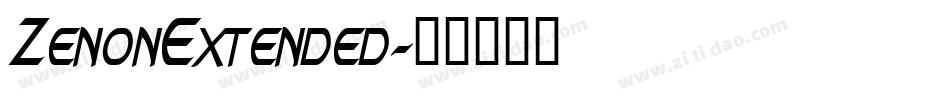 ZenonExtended字体转换