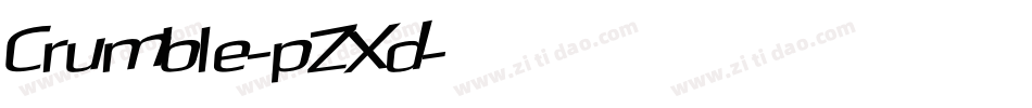 Crumble-pZXd字体转换
