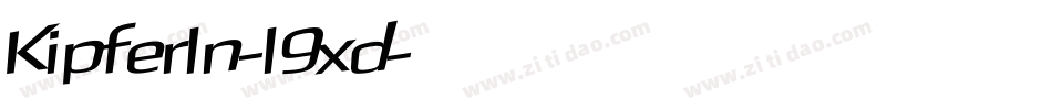 Kipferln-l9xd字体转换