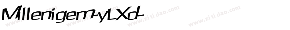 Millenigem-yLXd字体转换