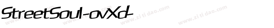 StreetSoul-ovXd字体转换